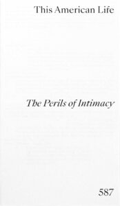 The Perils of Intimacy