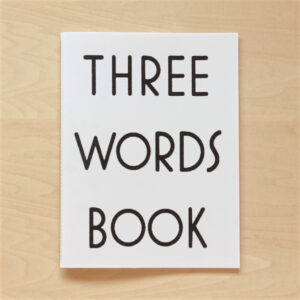 THREE WORDS BOOK